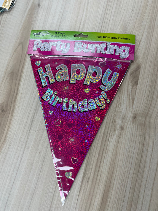 Happy Birthday Bunting